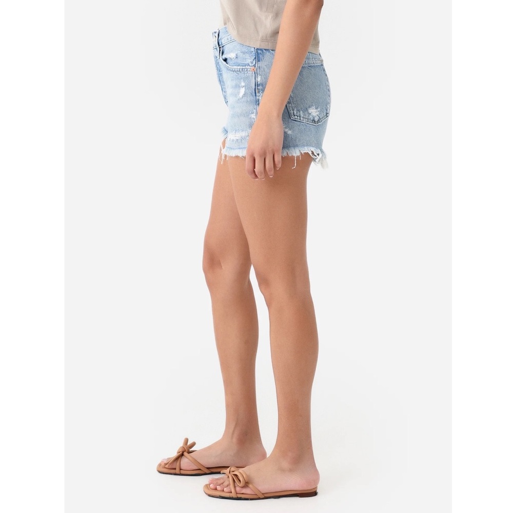 Agolde Women's Parker Vintage Cut-Off Denim Shorts 26 - Picture 5 of 9